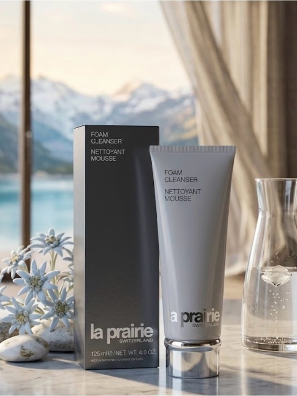 La Prairie Switzerland Foam Cleanser 4.0 oz / 125 ml brand new sealed box